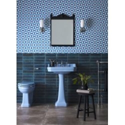 Vasque ENCHANTED BLUE Burlington Edourdian 61 cm - 2 trous Vasque ENCHANTED BLUE Burlington Edourdian 61 cm - 2 trous