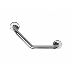 Barre d'appui coudée 135° Inox poli brillant adaptée PMR et Séniors - 2 points de fixation Barre d'appui coudée 135° Inox poli brillant adaptée PMR et Séniors - 2 points de fixation