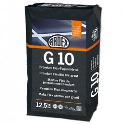 Mortier Flex de jointoiement ARDEX G10 - Gris Argent - Sac de 12.5kg Mortier Flex de jointoiement ARDEX G10 - Gris Argent - Sac de 12.5kg