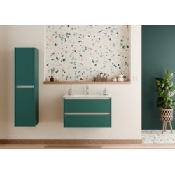 Meuble vasque JUPITER 3.0 Bleu Canard 80 cm - SANS miroir Meuble vasque JUPITER 3.0 Bleu Canard 80 cm - SANS miroir