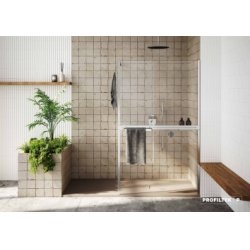 Paroi de douche TWIN TW-2002 Argent HB - 6 mm - 100 cm Paroi de douche TWIN TW-2002 Argent HB - 6 mm - 100 cm