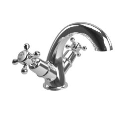 Mélangeur lavabo CLAREMONT Chromé sans vidage Mélangeur lavabo CLAREMONT Chromé sans vidage
