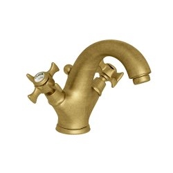 Mélangeur lavabo large CHAMBORD rétro Vieux Bronze Mélangeur lavabo large CHAMBORD rétro Vieux Bronze