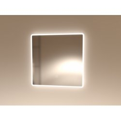 Miroir carré avec éclairage LED REFLET 60cm Miroir carré avec éclairage LED REFLET 60cm