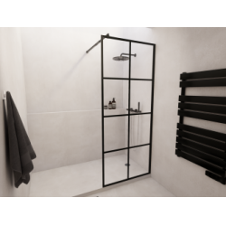 Paroi de douche LOFT BLACK 80 cm