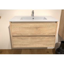 Meuble vasque JUPITER 3.0 Bois Clair 80 cm - SANS miroir