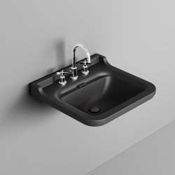 Vasque Rétro WALDORF Blackmat 60 - 3 trous Vasque Rétro WALDORF Blackmat 60 - 3 trous