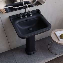 Colonne céramique pour vasque WALDORF Blackmat Colonne céramique pour vasque WALDORF Blackmat