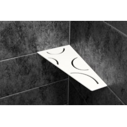 Tablette d'angle mural SHELF-S3 CURVE Blanc Mat Tablette d'angle mural SHELF-S3 CURVE Blanc Mat