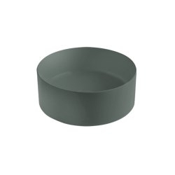 Vasque céramique ronde CIOTOLA Gris lagon Vasque céramique ronde CIOTOLA Gris lagon