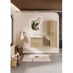 Meuble NEPTUNE Bois Clair 60 cm - Miroir Organic Meuble NEPTUNE Bois Clair 60 cm - Miroir Organic