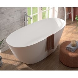 Exp&eacute;di&eacute; sous 3 semaines | Baignoire OLYMPE en Durocoat 167x60cm Blanc brillant