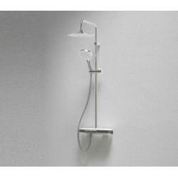 Colonne de douche Thermostatique Y avec tablette de chez NOVELLINI Colonne de douche Thermostatique Y avec tablette de chez NOVELLINI