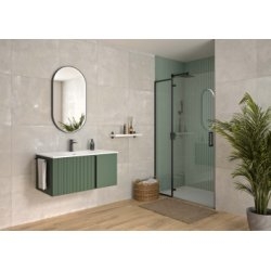Meuble de salle de bain CANOPEE Laque Vert anglais satiné Meuble de salle de bain CANOPEE Laque Vert anglais satiné