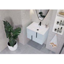 Meuble de salle de bain CANOPEE Laque Fjord satiné Meuble de salle de bain CANOPEE Laque Fjord satiné