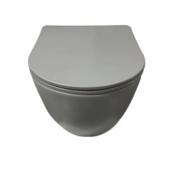 Cuvette suspendue sans bride KELOS Flush Gris Clair Cuvette suspendue sans bride KELOS Flush Gris Clair