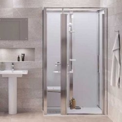 Exp&eacute;di&eacute; sous 4 semaines | Cabine de douche ONYX en angle 1200x800cm - Version Gauche