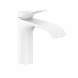 Mitigeur de lavabo VIVENIS 110 CoolStart sans tirette ni vidage Blanc Mat Mitigeur de lavabo VIVENIS 110 CoolStart sans tirette ni vidage Blanc Mat
