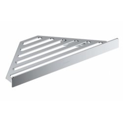 Tablette d'angle AddStoris Q Chromé Tablette d'angle AddStoris Q Chromé