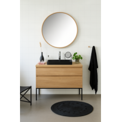 Meuble de salle de bains STREET en Teck 90cm (sans vasque)