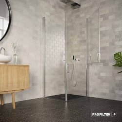 Exp&eacute;di&eacute; sous 4 semaines | Paroi PMR AS-237 1 porte battante (2 panneaux ind&eacute;pendants) + 1 porte battante - 500 &agrave; 1000mm