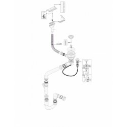 Vidage automatique pour évier Schock