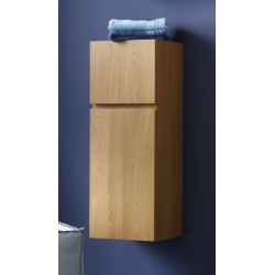 Demi-colonne 1 porte WOOD en Bois Massif Charnières Gauches