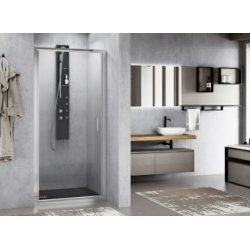 Porte pivotante ZEPHYROS 2.0 G Transparent - Silver - 70cm