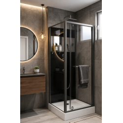 EN STOCK | Cabine de douche carr&eacute;e 70x70 cm PRADO 2.0 - Montage Sans Silicone