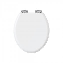 Siège de WC Guild à fermeture douce - Blanc