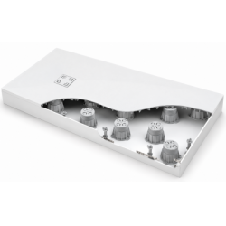 Tablier blanc et système de fixation pour receveur ONYX AKW