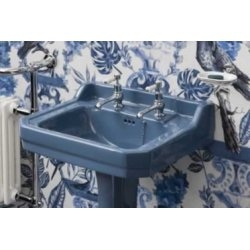 Vasque rectangulaire Edouardien 61 cm Alaska Blue - 3 Trous
