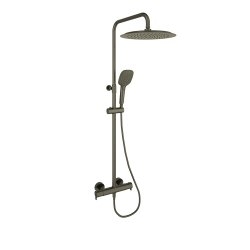 Colonne de douche thermostatique cuivre brossé 