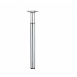 EN STOCK | Pied de meuble r&eacute;glable en acier chrom&eacute; 31 &agrave; 50cm