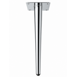 EN STOCK | Pied de meuble conique H30cm Chrom&eacute;