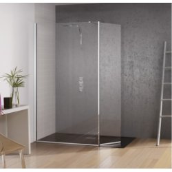 Paroi de douche fixe + volet pivotant KINESPACE DUO 70+45 cm