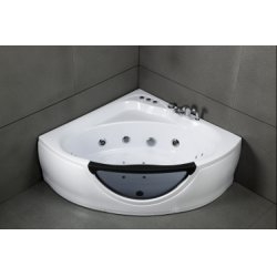 Baignoire d'angle balnéo CARAIBES 135x135cm Baignoire d'angle balnéo CARAIBES 135x135cm