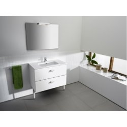 Meuble Simple Vasque Unik Victoria 80cm plusieurs coloris ROCA