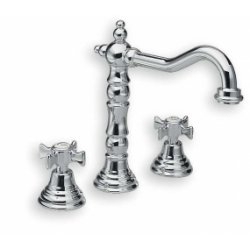Mélangeur lavabo 3 trous CHAMBORD rétro chromé - CH11251 Mélangeur lavabo 3 trous CHAMBORD rétro chromé - CH11251