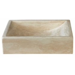 Vasque à poser en pierre rectangulaire UC3105 Vasque à poser en pierre rectangulaire UC3105