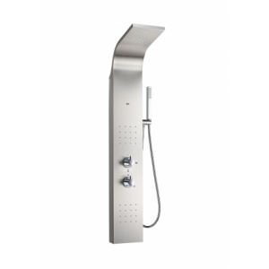 Colonne de douche en acier avec Hydromassage Essential 2.0 Roca