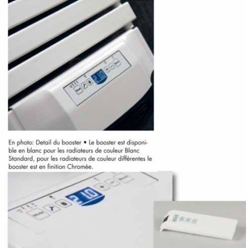 Radiateur sèche serviette électrique avec soufflerie 750 W Xilo Aliseo Xilo détail 2 Radiateur sèche serviette électrique avec soufflerie 750 W Xilo Aliseo Xilo détail 2