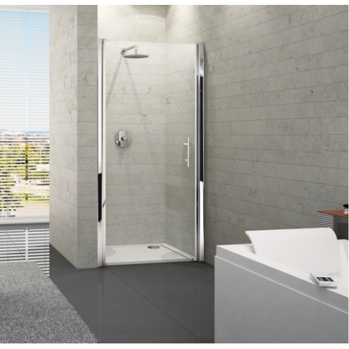 Porte de douche pivotante Young 1B 90 à 96 Satin Silver Young 1b chromé Porte de douche pivotante Young 1B 90 à 96 Satin Silver Young 1b chromé