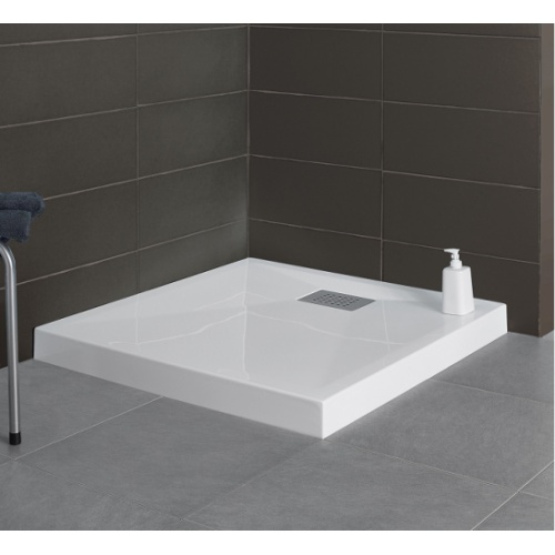 Receveur carré 80x80 Kinesurf Blanc Receveur carré 80x80 Kinesurf Blanc