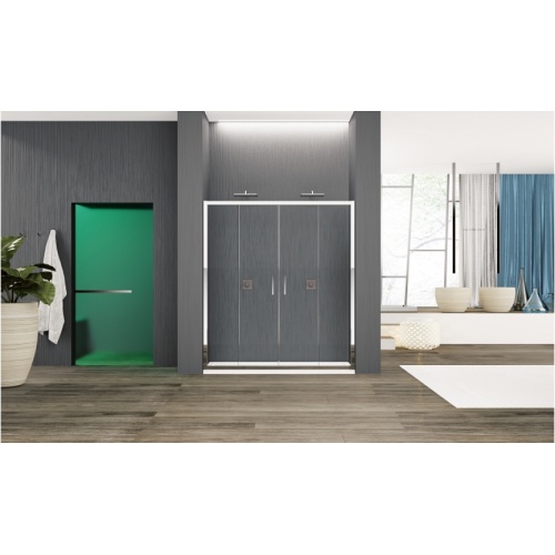 Paroi coulissante ZEPHYROS 2.0 2A Transparent - Chrome - 150cm Zephyros2a 1k niche Paroi coulissante ZEPHYROS 2.0 2A Transparent - Chrome - 150cm Zephyros2a 1k niche