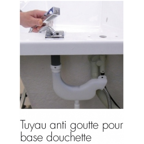 Baignoire SENSE 4 Dream Plus 170x75cm - Blanc Brillant - Robinetterie - Sans tablier Anti goutte Baignoire SENSE 4 Dream Plus 170x75cm - Blanc Brillant - Robinetterie - Sans tablier Anti goutte