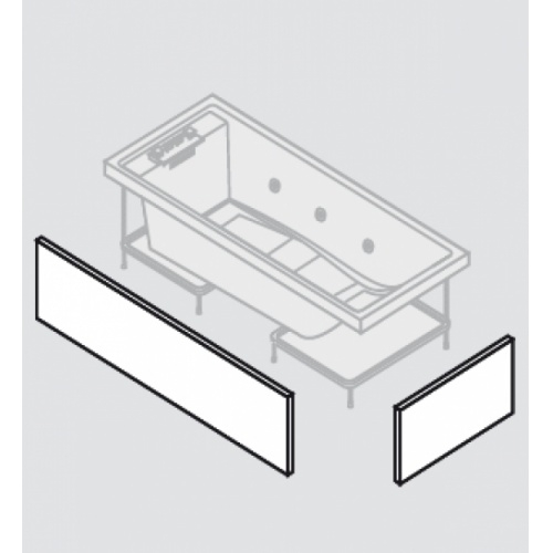 Tablier de Face + 1 latéral SENSE 2.0 170x75 Argile Tortora Sense 4 2 tabliers Tablier de Face + 1 latéral SENSE 2.0 170x75 Argile Tortora Sense 4 2 tabliers