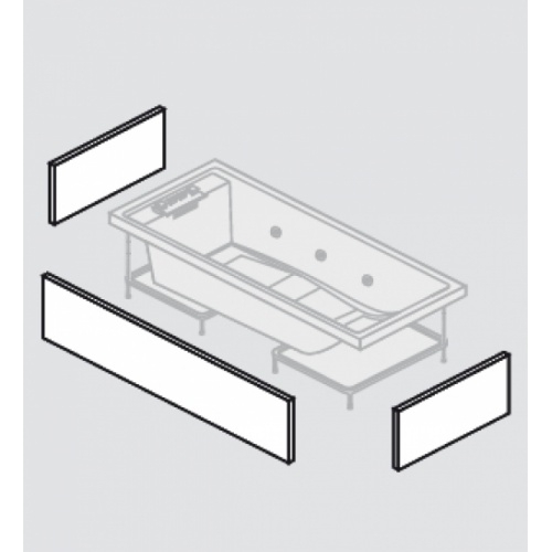 Baignoire Balnéo 190x80 Sense 4 Dream Air 3 tabliers Stratifié Wengé Sense 4 3 tabliers Baignoire Balnéo 190x80 Sense 4 Dream Air 3 tabliers Stratifié Wengé Sense 4 3 tabliers