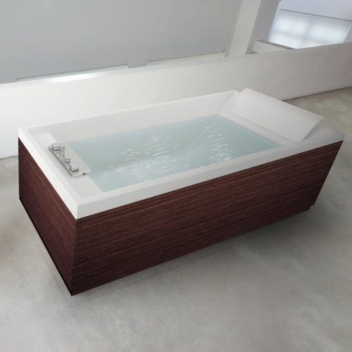 Baignoire Balnéo 190x80 Sense 4 Dream Air 3 tabliers Stratifié Wengé Sense3 standard teak acqua zoom Baignoire Balnéo 190x80 Sense 4 Dream Air 3 tabliers Stratifié Wengé Sense3 standard teak acqua zoom