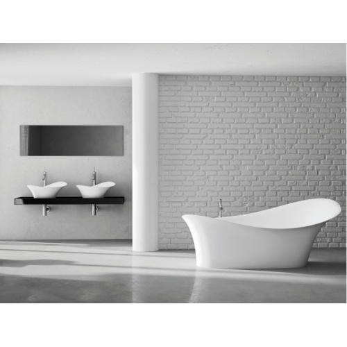 Baignoire îlot AMON 179x75 cm - Blanc Mat Baignoire amon2 Baignoire îlot AMON 179x75 cm - Blanc Mat Baignoire amon2